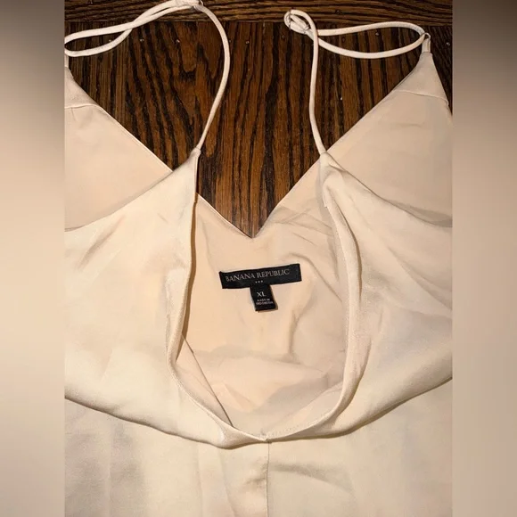 Banana Republic Cream Spaghetti Strap slip Dress XL - Picture 2 of 5